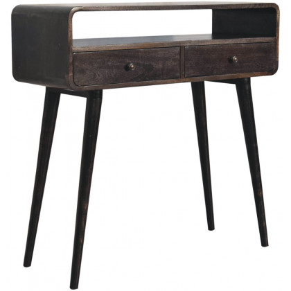 Artisan - Curved Ash Black Console Table