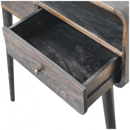 Artisan - Curved Ash Black Console Table