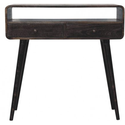 Artisan - Curved Ash Black Console Table