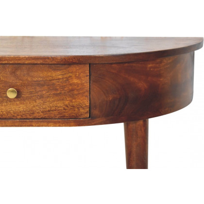 Artisan - Backless Mounted Chestnut Console