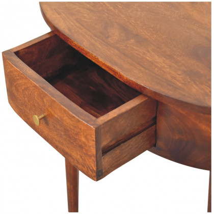 Artisan - Backless Mounted Chestnut Console