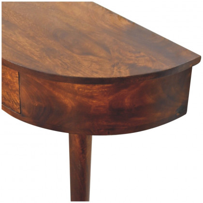 Artisan - Backless Mounted Chestnut Console