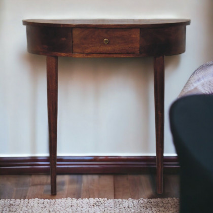 Artisan - Backless Mounted Chestnut Console