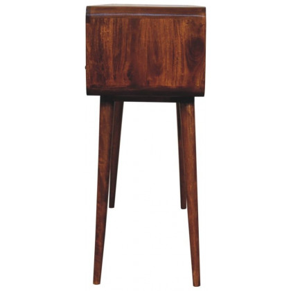 Artisan - Triple Curved Chestnut Console Table