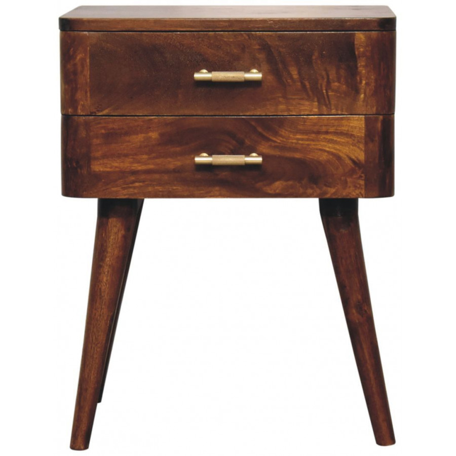 Artisan - Chestnut T-Bar Nordic Nightstand