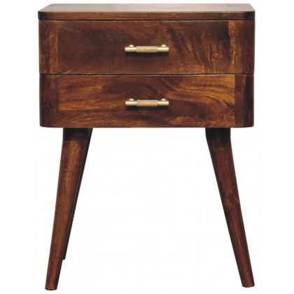 Artisan - Chestnut T-Bar Nordic Nightstand