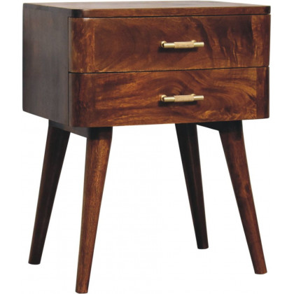 Artisan - Chestnut T-Bar Nordic Nightstand