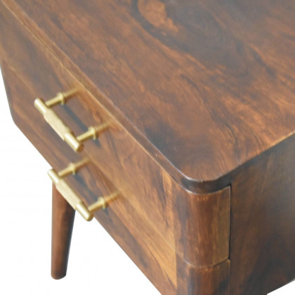 Artisan - Chestnut T-Bar Nordic Nightstand