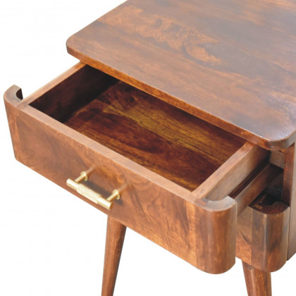 Artisan - Chestnut T-Bar Nordic Nightstand