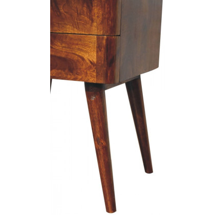 Artisan - Chestnut T-Bar Nordic Nightstand