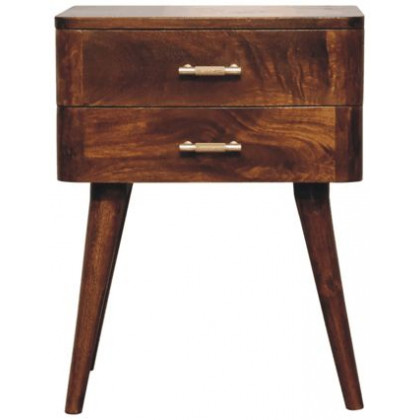 Artisan - Chestnut T-Bar Nordic Nightstand