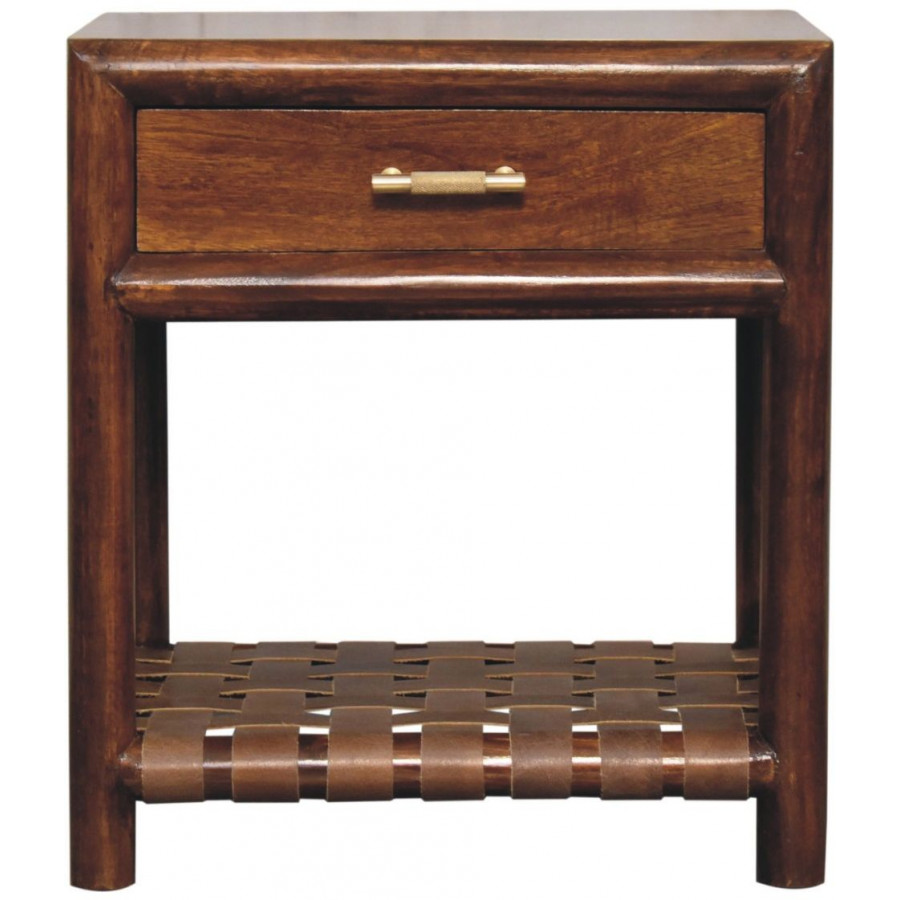 Artisan - Chestnut T-Bar Bedside