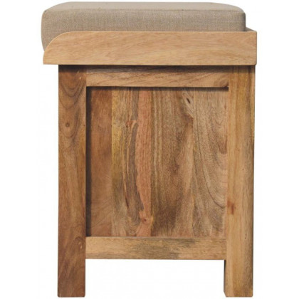 Artisan - Rattan Basket Linen Bench