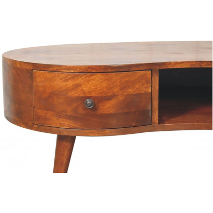 Artisan - Large Chestnut Wave Coffee Table