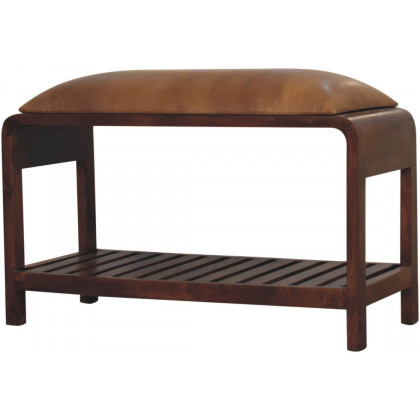 Artisan - Buffalo Slatted Square Bench