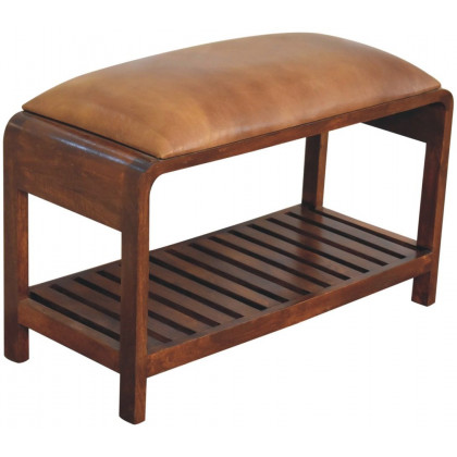 Artisan - Buffalo Slatted Square Bench