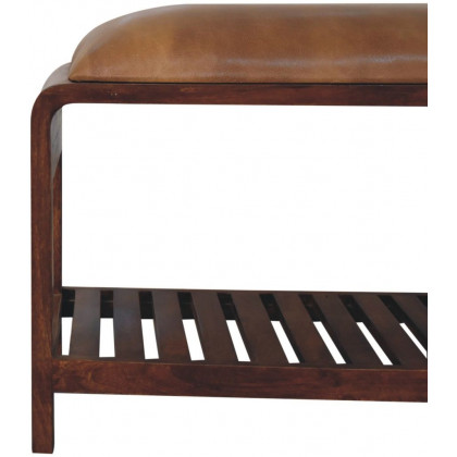 Artisan - Buffalo Slatted Square Bench
