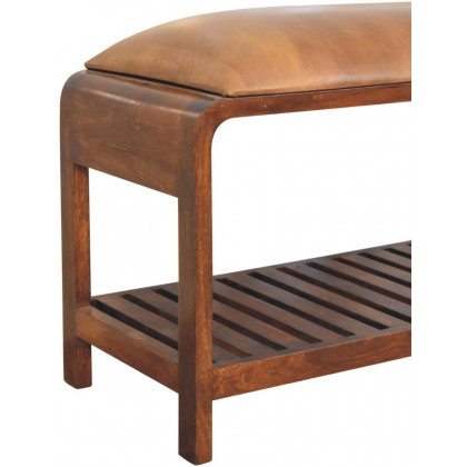 Artisan - Buffalo Slatted Square Bench