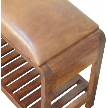 Artisan - Buffalo Slatted Square Bench