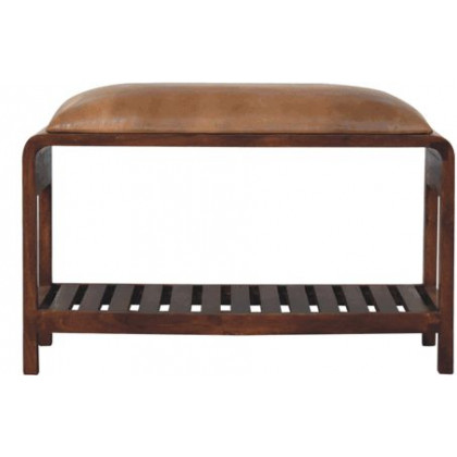 Artisan - Buffalo Slatted Square Bench