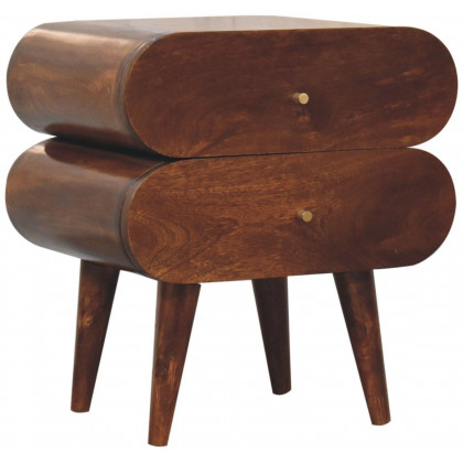 Artisan - Bubble Chestnut Bedside
