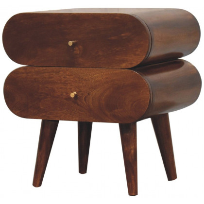 Artisan - Bubble Chestnut Bedside