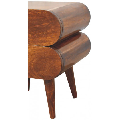Artisan - Bubble Chestnut Bedside
