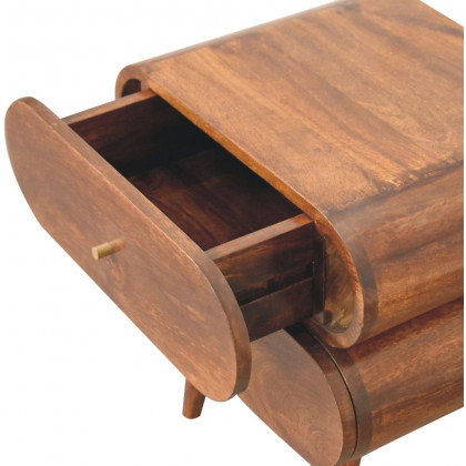 Artisan - Bubble Chestnut Bedside