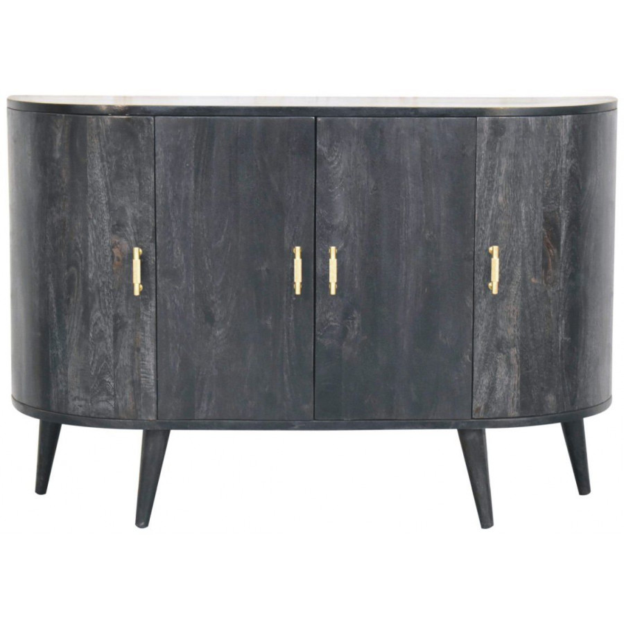 Artisan - Ash Black T-Bar Quad Cabinet