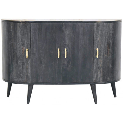 Artisan - Ash Black T-Bar Quad Cabinet