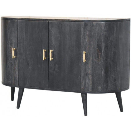 Artisan - Ash Black T-Bar Quad Cabinet