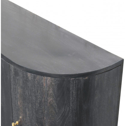 Artisan - Ash Black T-Bar Quad Cabinet