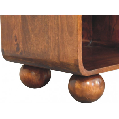 Artisan - Chestnut Open Woven Bedside