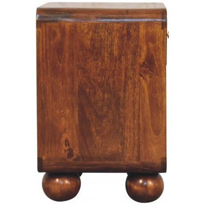 Artisan - Chestnut Open Woven Bedside