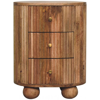 Artisan - Soba Ball 3 Drawer Bedside