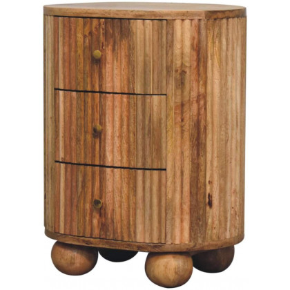 Artisan - Soba Ball 3 Drawer Bedside