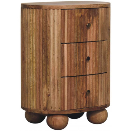 Artisan - Soba Ball 3 Drawer Bedside