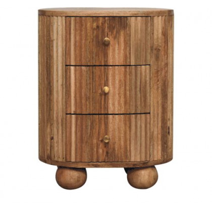 Artisan - Soba Ball 3 Drawer Bedside