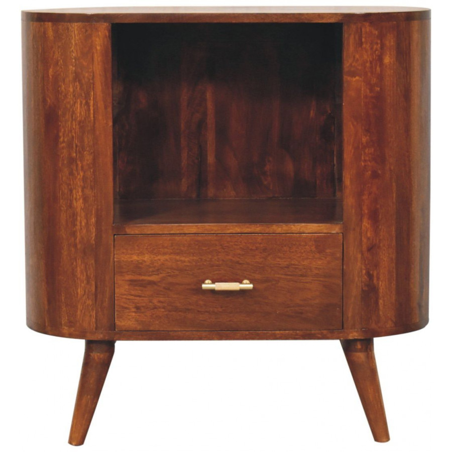 Artisan - T-Bar Cortez Chestnut Open Slot Cabinet