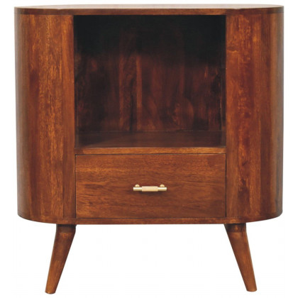 Artisan - T-Bar Cortez Chestnut Open Slot Cabinet