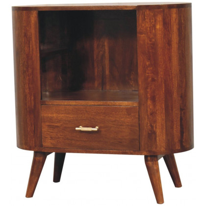Artisan - T-Bar Cortez Chestnut Open Slot Cabinet