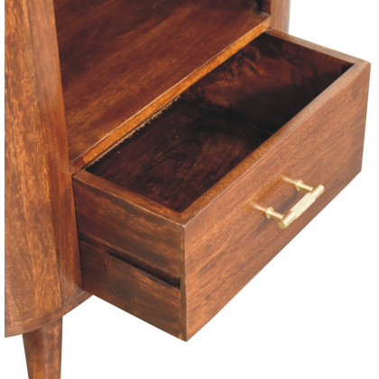 Artisan - T-Bar Cortez Chestnut Open Slot Cabinet