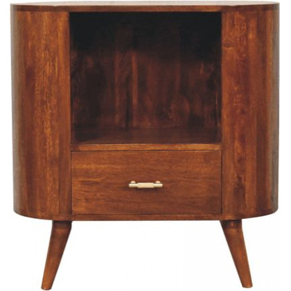 Artisan - T-Bar Cortez Chestnut Open Slot Cabinet