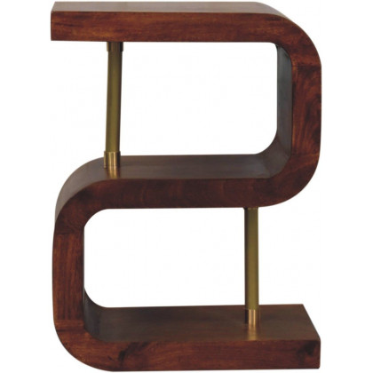 Artisan - S-Curve Brass Bedside
