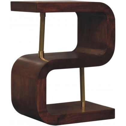 Artisan - S-Curve Brass Bedside