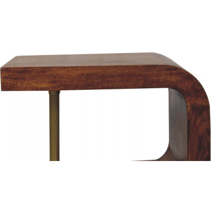 Artisan - S-Curve Brass Bedside