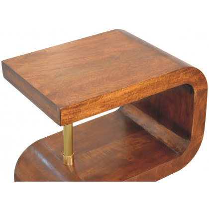 Artisan - S-Curve Brass Bedside