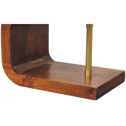 Artisan - S-Curve Brass Bedside