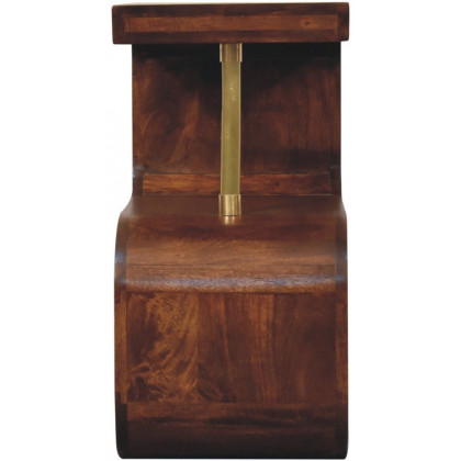Artisan - S-Curve Brass Bedside