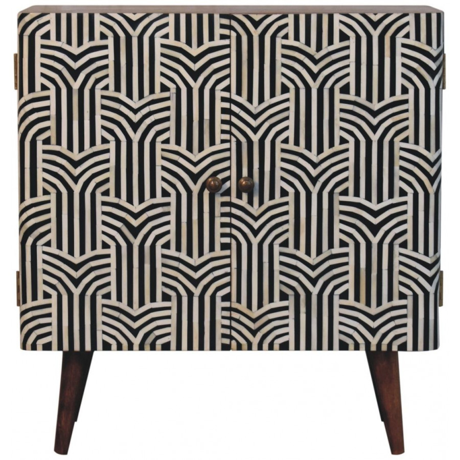 Artisan - Honey Caramel Edessa Bone Inlay Cabinet